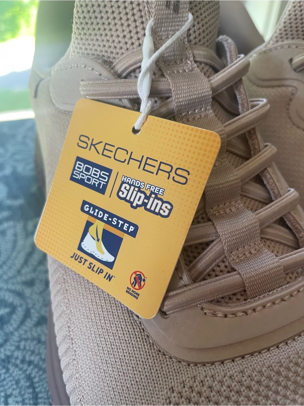 Skechers Women's Pale Pink Slip-On Athletic Sneakers - Picture 6 of 6